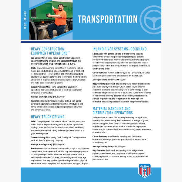 JC NAT 115 BM Course Catalogs Transportation F