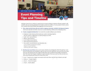 0225 CareerFairToolkit Tips+Timeline FNB 1