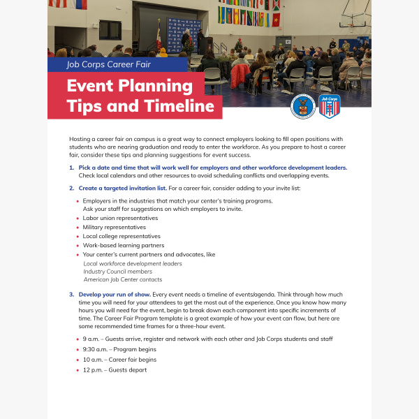 0225 CareerFairToolkit Tips+Timeline FNB 1
