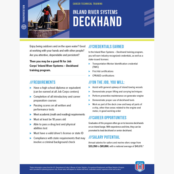 JBCPS CTT InlandRiverSystems Deckhand EBH f