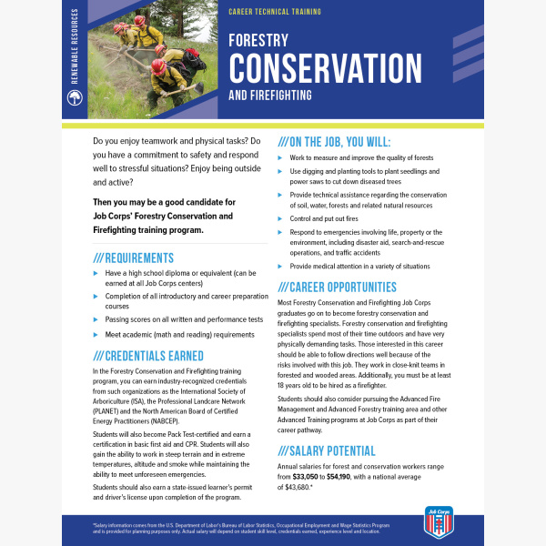JBCPS CTT ForestyConservationFirefighting EBH F